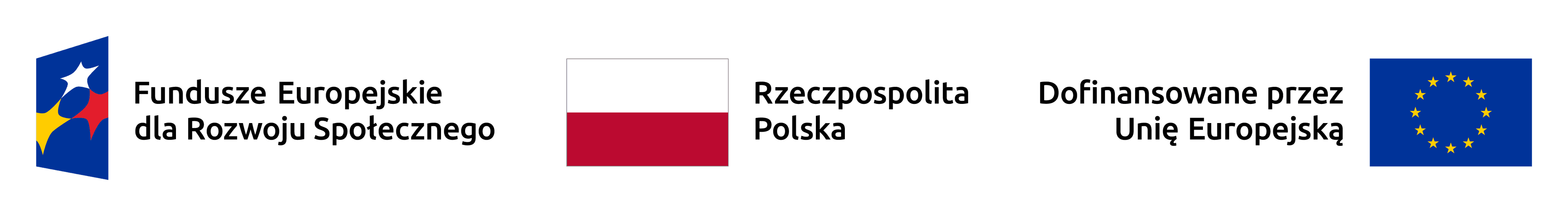 Fundusze Europejskie dla Rozwoju Społecznego, Rzeczpospolita Polska, Dofinansowane przez Unię Europejską